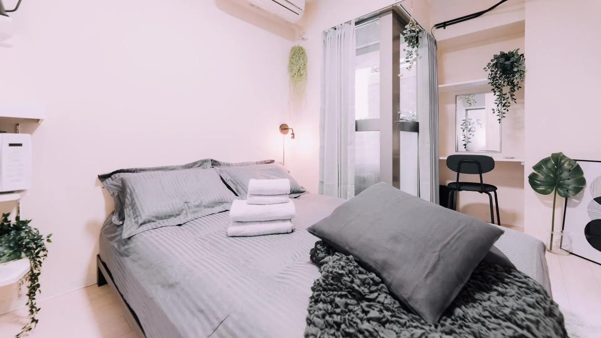 Minimalist Loft Namba Compact Studio With A 24-Hour Gym Ma601 Apartment Osaka 0*,